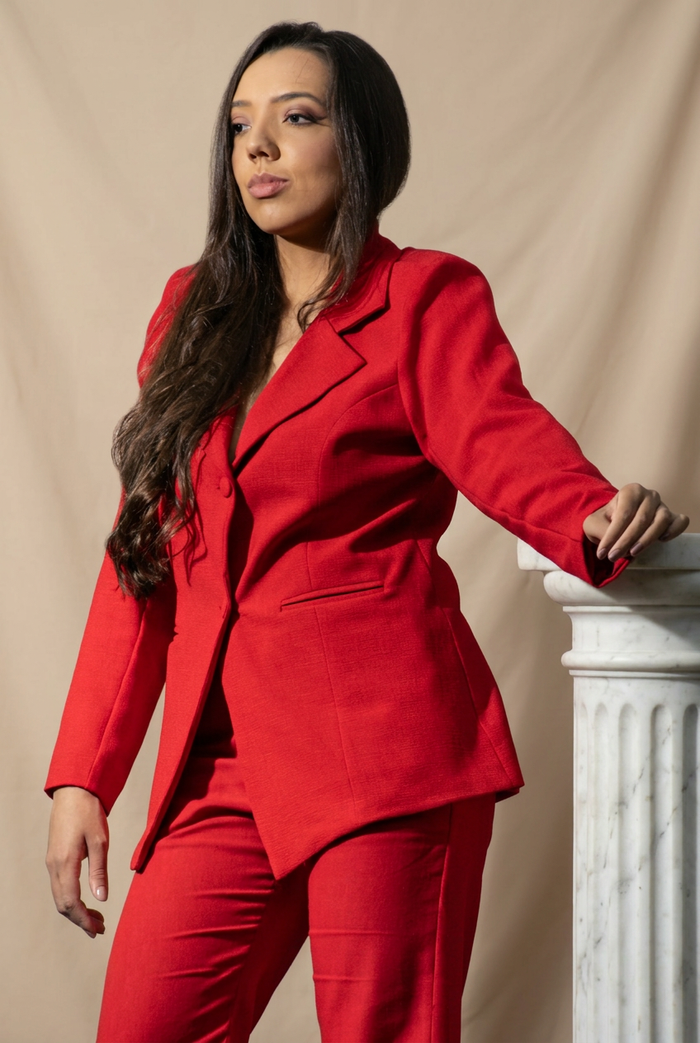 Calça Terno Rubi Vermelho