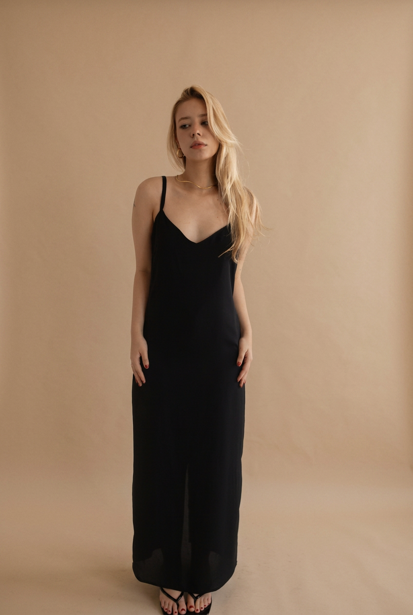 Lingerie Dress Renda Preto