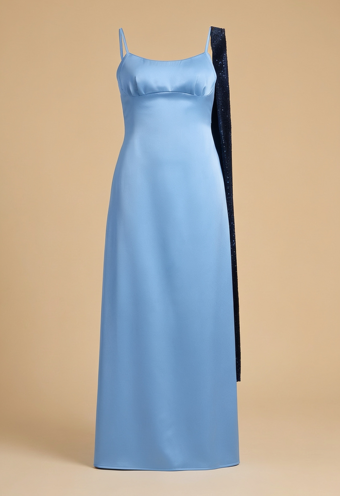 Vestido de festa azul - Para Aluguel